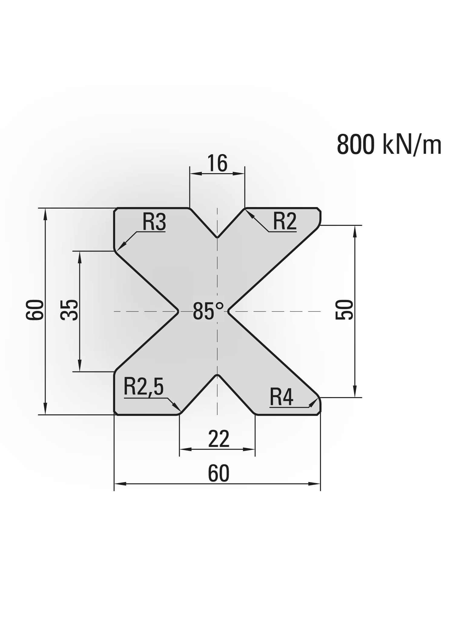 press brake 4v dies